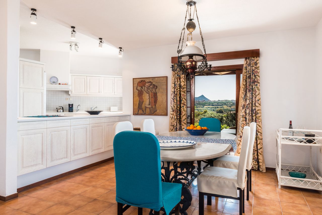 kitchen and dining room